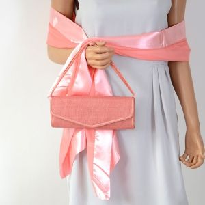 Étole et pochette assorties pour mariage